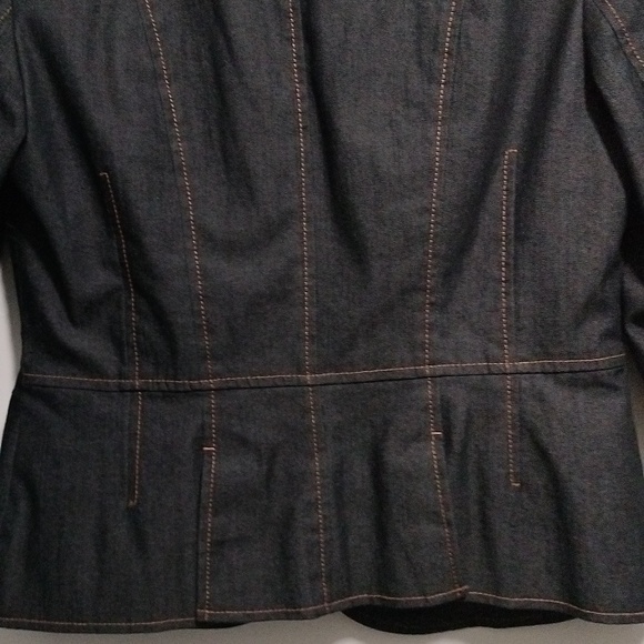 Ann Taylor Loft denim single button jacket size 6 - Picture 11 of 16